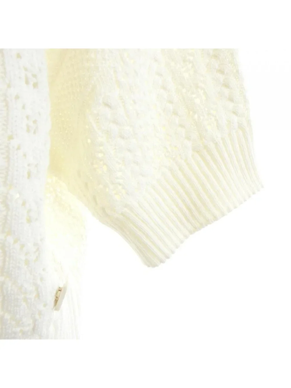 Chanel Knit Sweater White